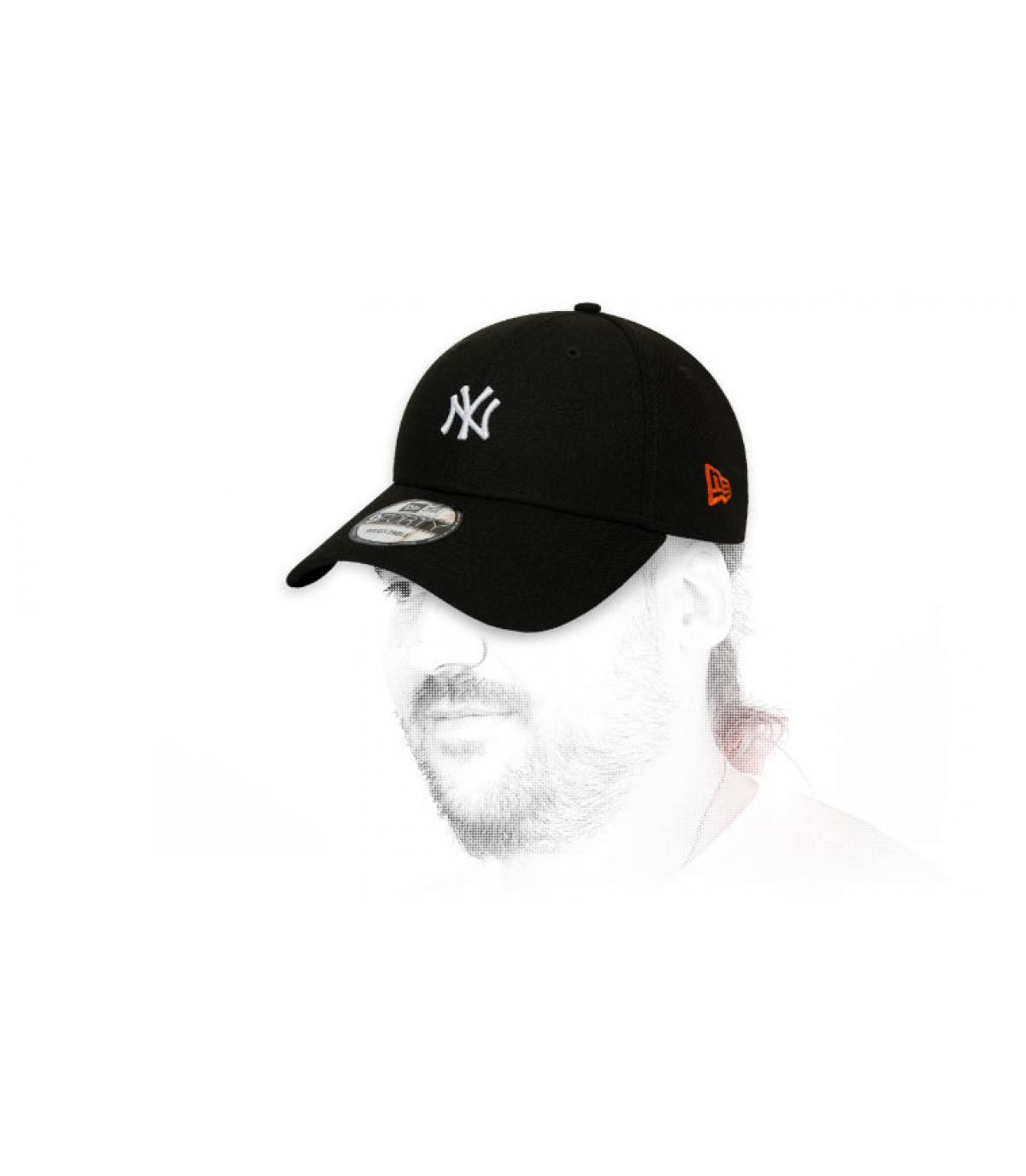 black NY cap Japan MLB Tour NY 940 black